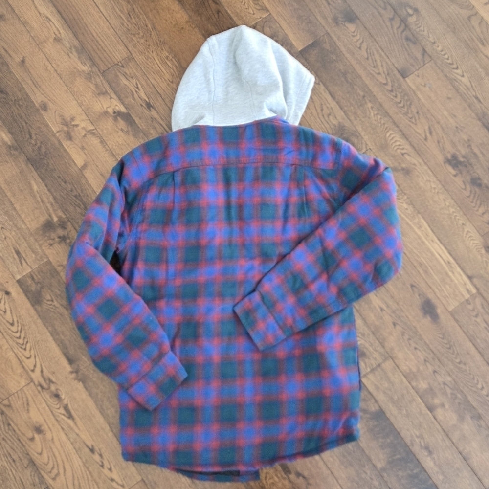 Wrangler Plaid Quilted Lining Shacket/ Jacket Size Small - Picture 3 of 5